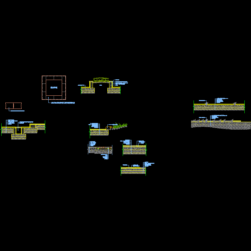 铺装剖面做法.dwg