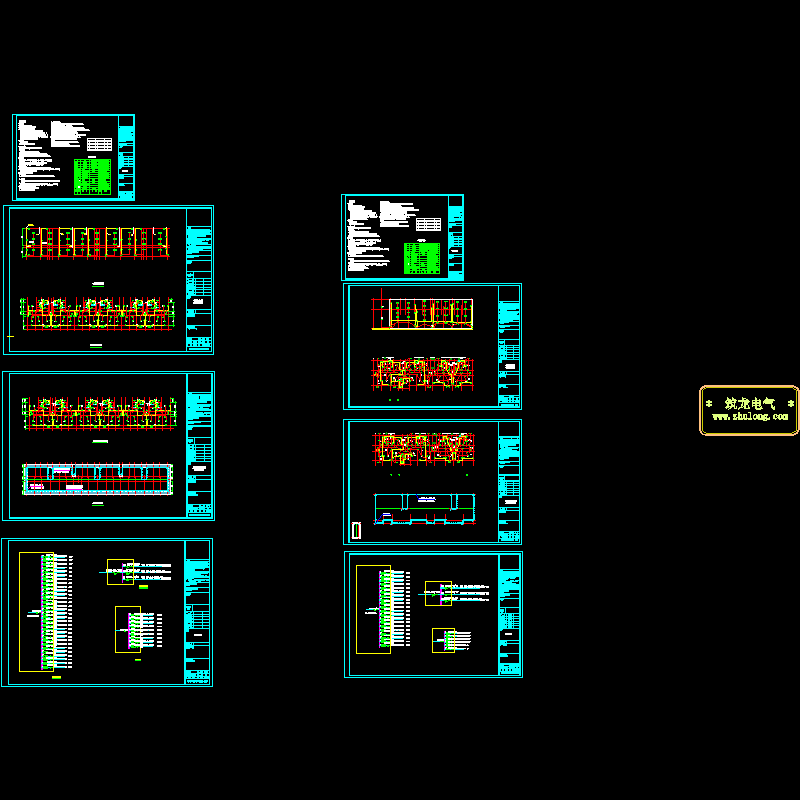 小区6层住宅楼强电图纸（10张）.dwg - 1