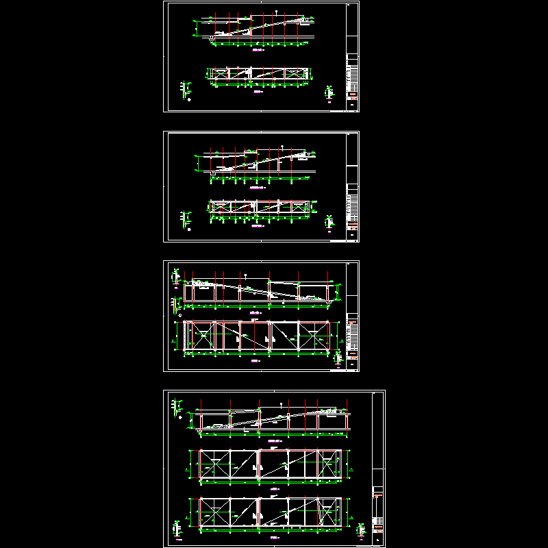 地下上室坡道结构设计节点构造CAD详图纸.dwg - 1