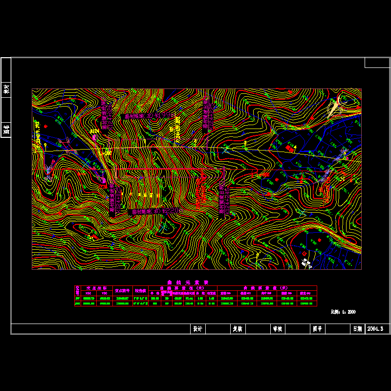 s6-010x隧道平面设计图.dwg