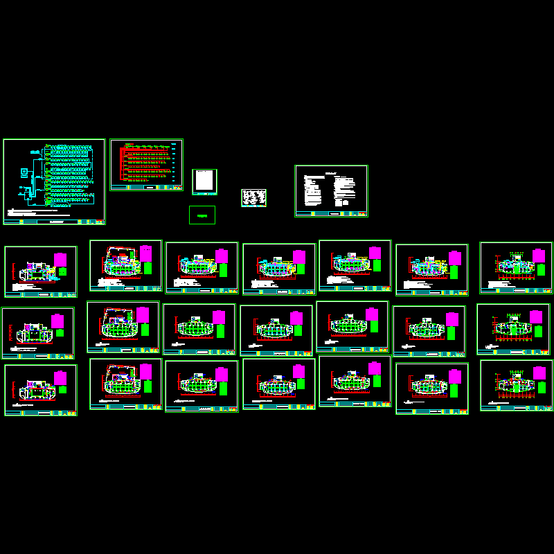 办公楼VRV空调竣工图纸.dwg - 1