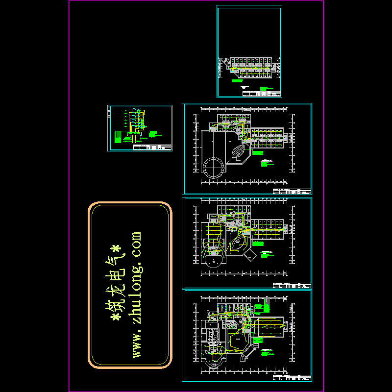 洗浴中心消防电气设计CAD施工图纸.dwg - 1