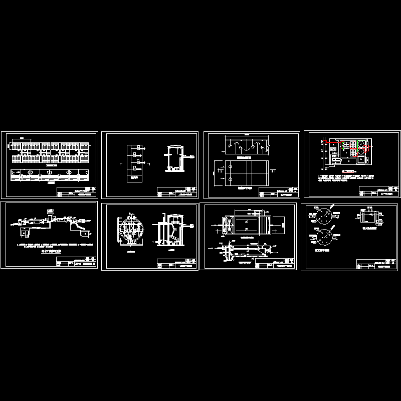 一套乡镇净水厂设计CAD施工图纸 - 1
