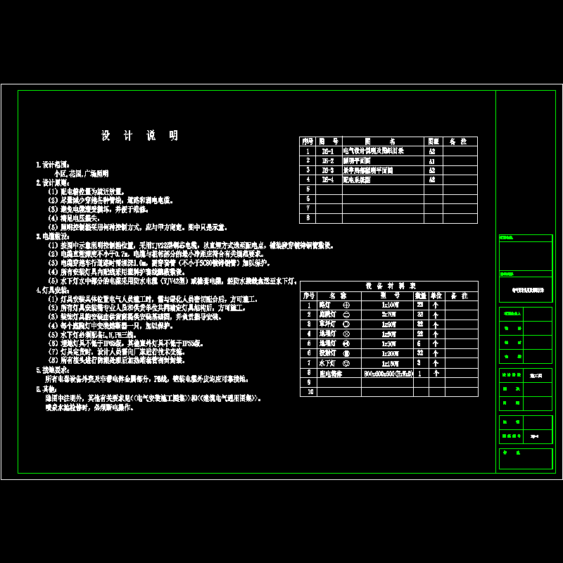 电说明.dwg