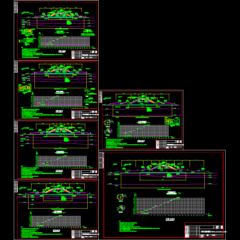 海堤断面全套设计CAD图纸.dwg - 1