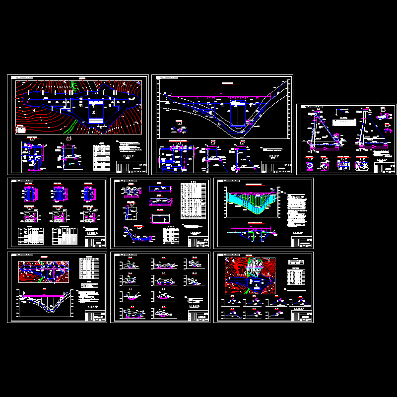 水库供水工程建设CAD施工图纸.dwg - 1