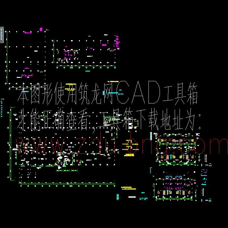 厂房空调风管、蒸汽及空调水系统平面、剖面施工图纸.dwg - 1