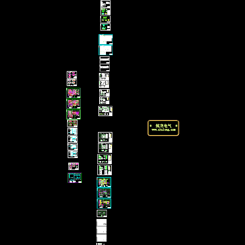 两层车间电气设计CAD施工图纸.dwg - 1