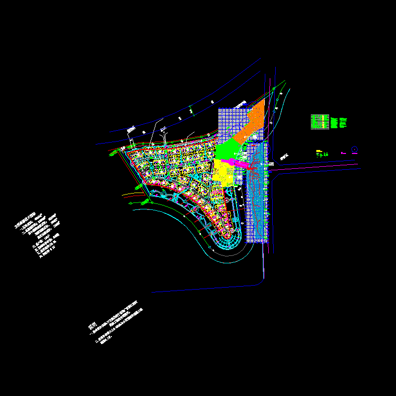住宅小区景观电气CAD图纸 - 1