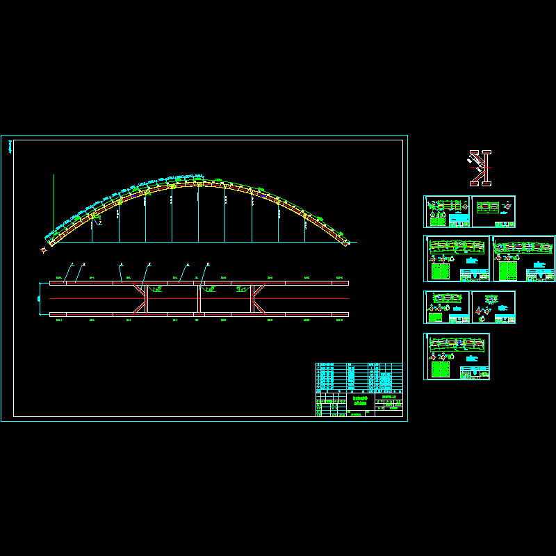 青藏铁路桥CAD施工图纸 - 1