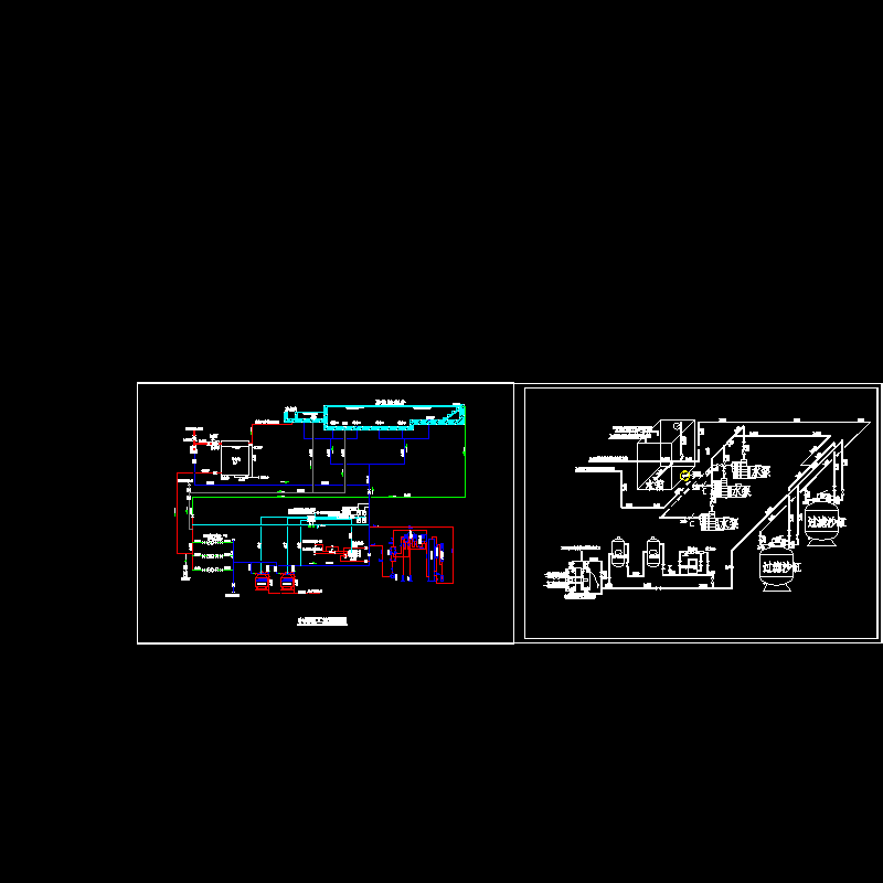 国际游泳池水处理工艺设计cad图纸.dwg - 1