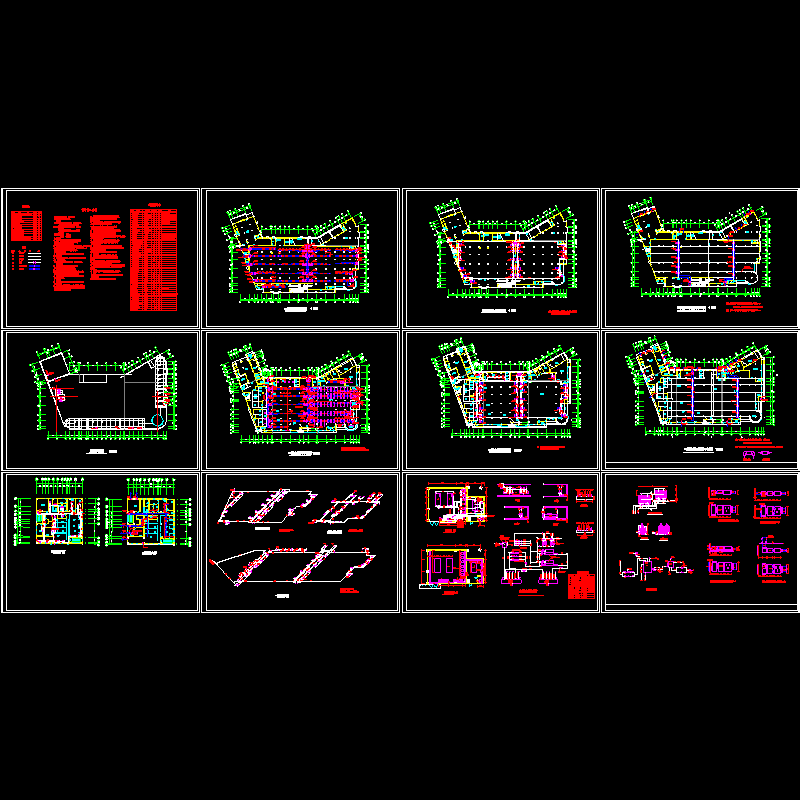 20975平米综合超市空调设计CAD施工大样图.dwg - 1