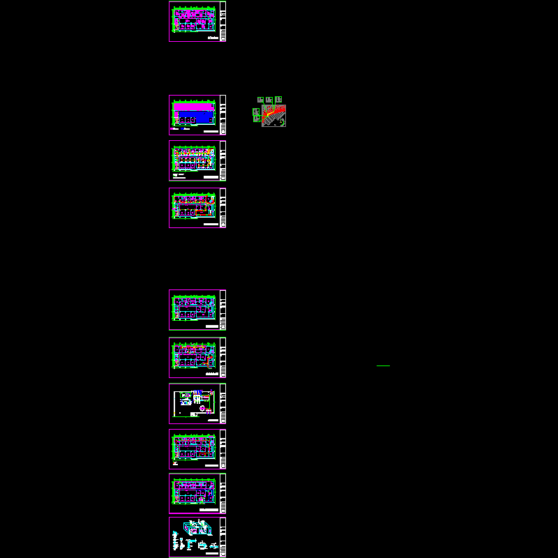 工厂洁净空调平面图纸（十万级）.dwg - 1