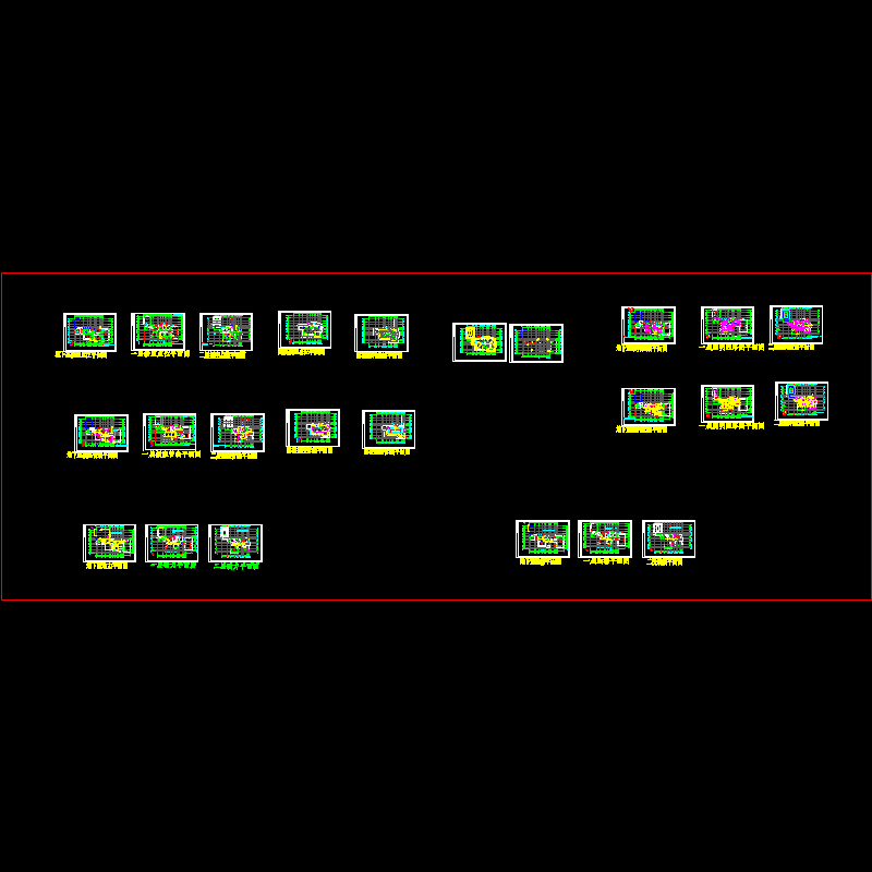 地上2层阁楼高档别墅强电CAD施工图纸.dwg - 1