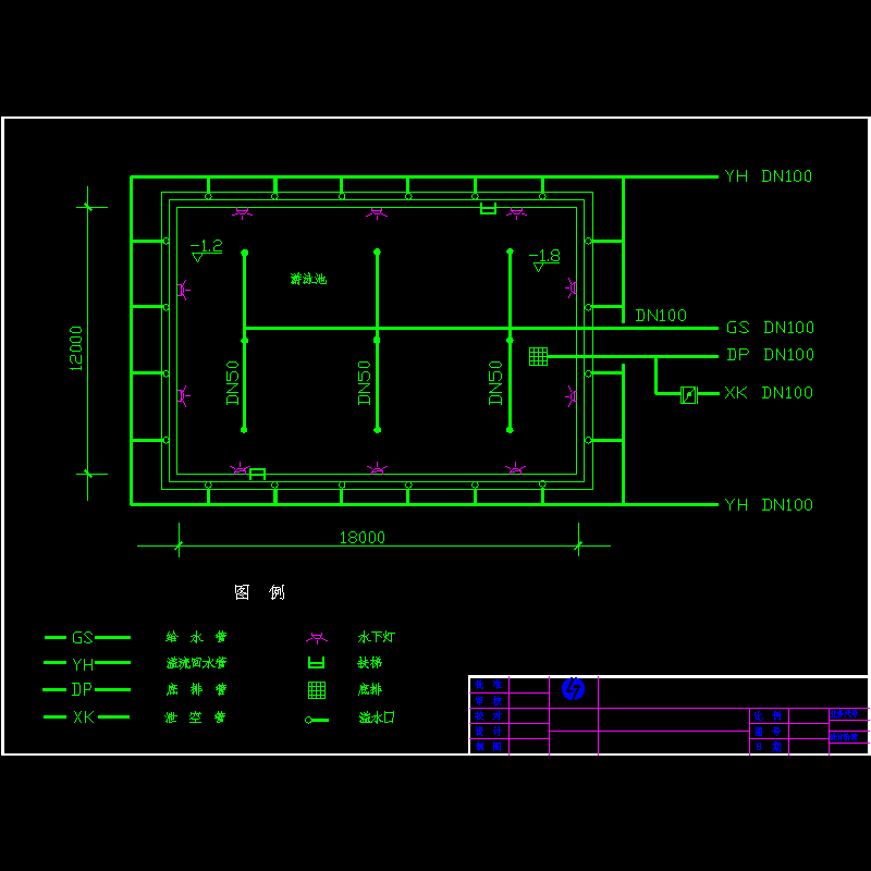 游泳池平面图.dwg