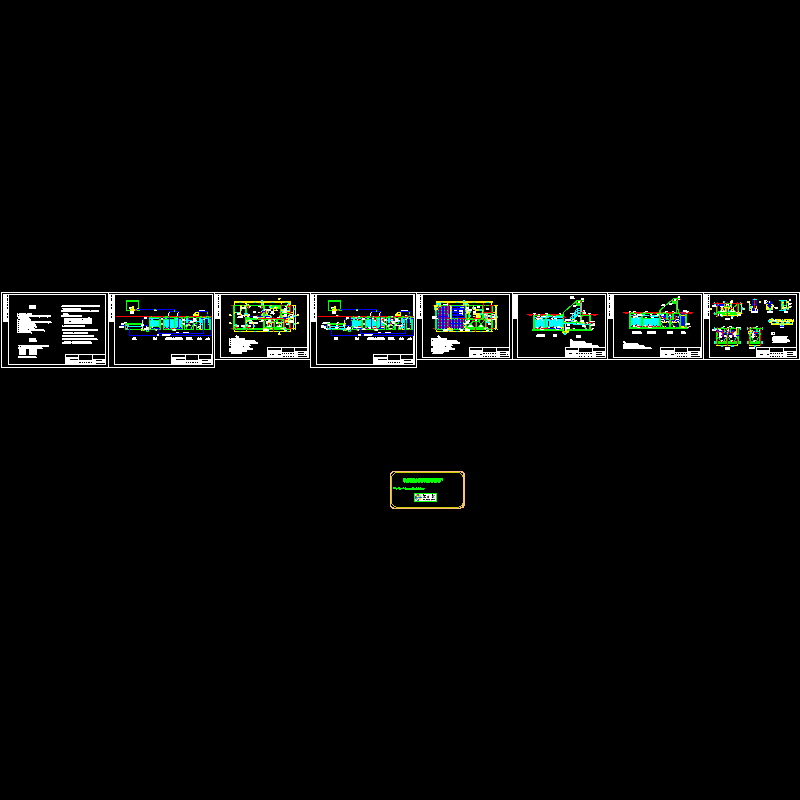 小区水处理站全套工程CAD施工图纸.dwg - 1