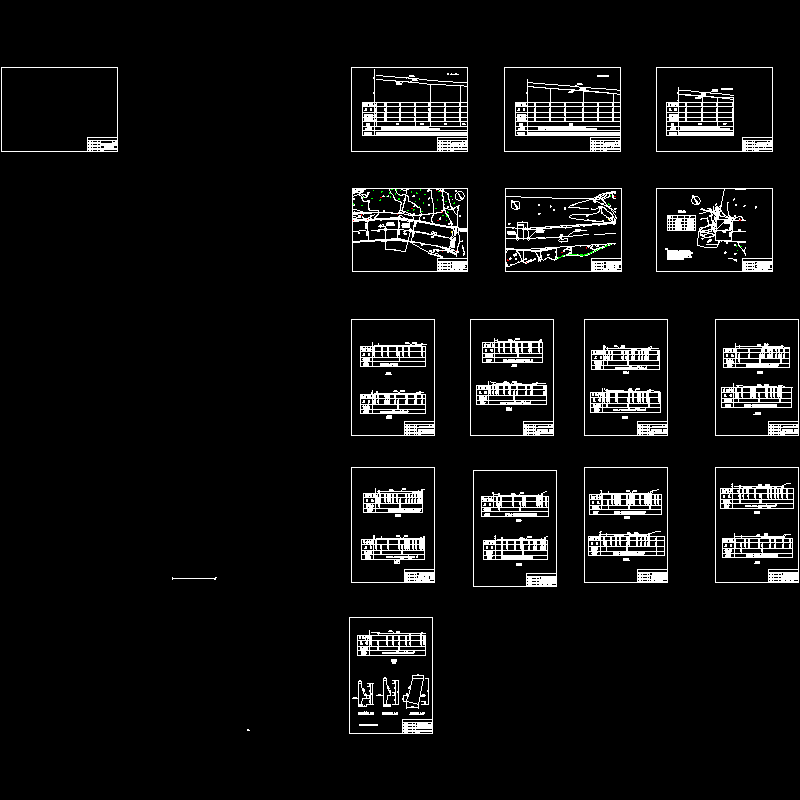 河道补救措施设计CAD施工图纸.dwg - 1