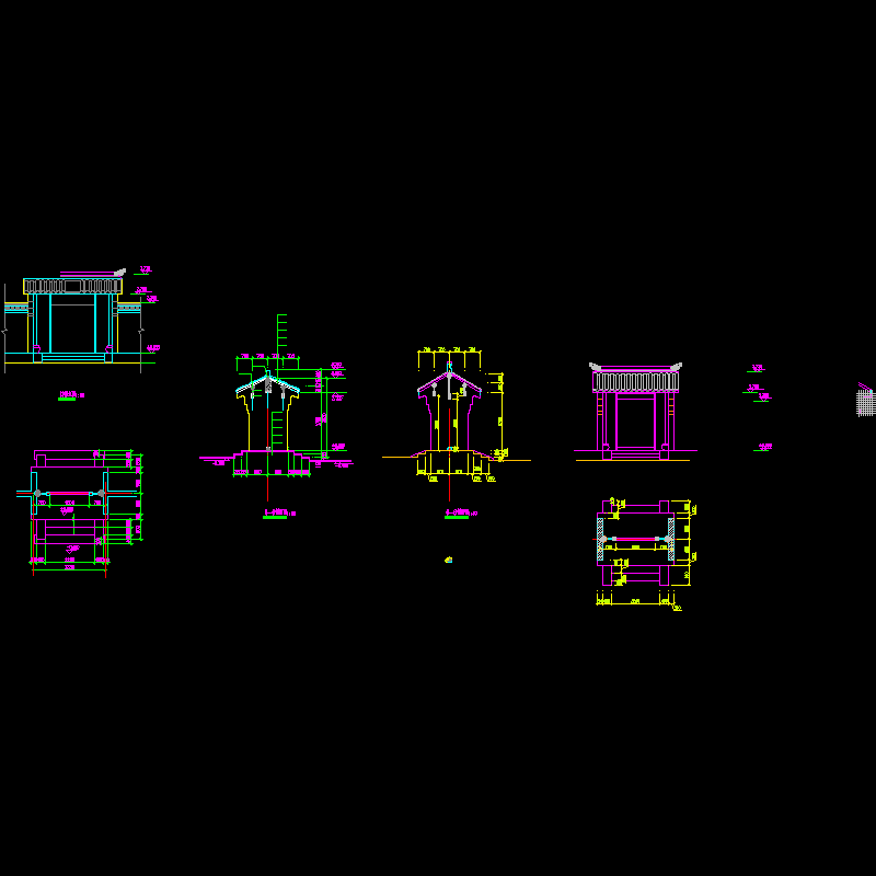 18次入口大门详图.dwg