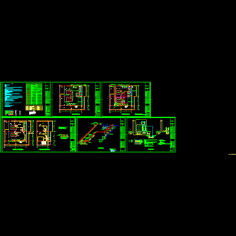 剧场直燃机房空调图纸(溴化锂吸收式).dwg - 1