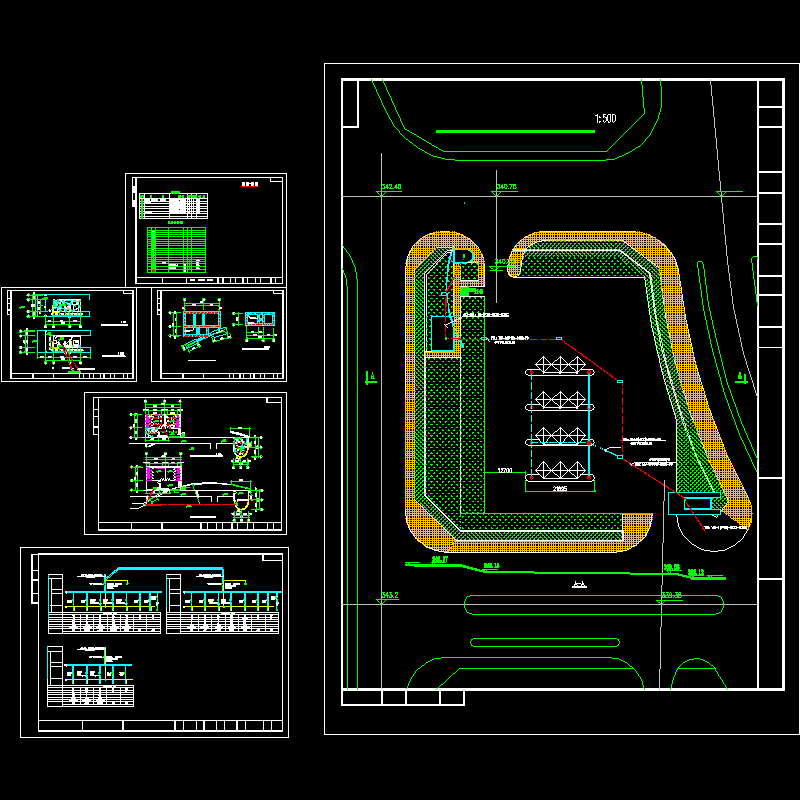 车站电气施工CAD图纸，含照明设计 - 1