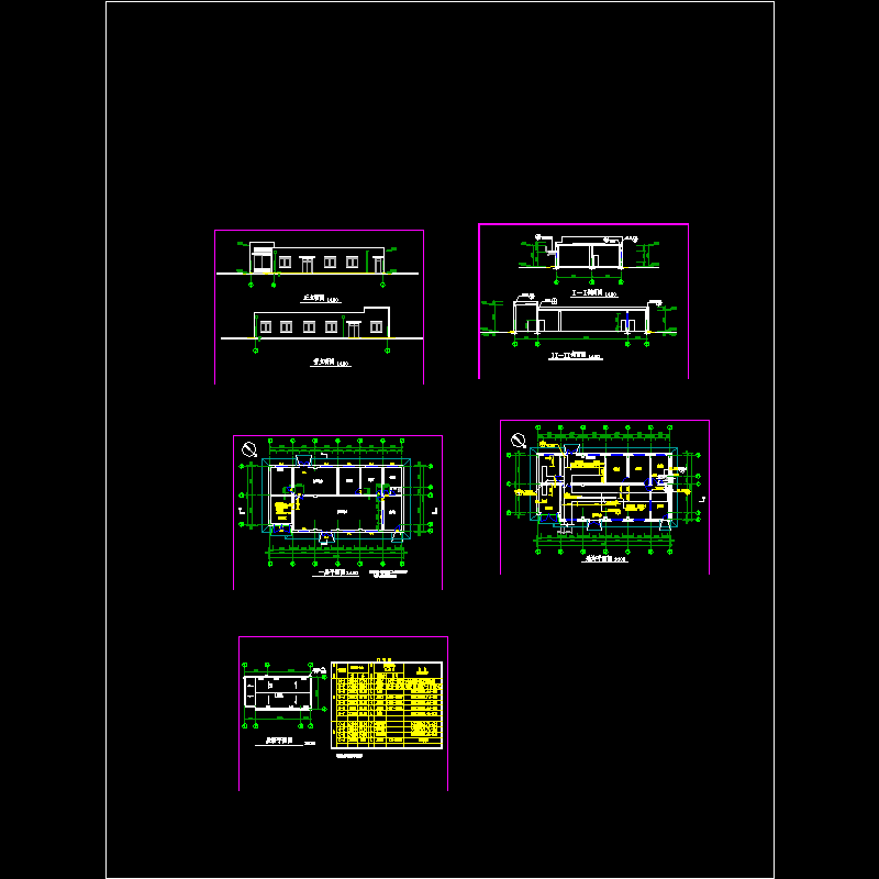 高压配电室建筑设计方案.dwg - 1