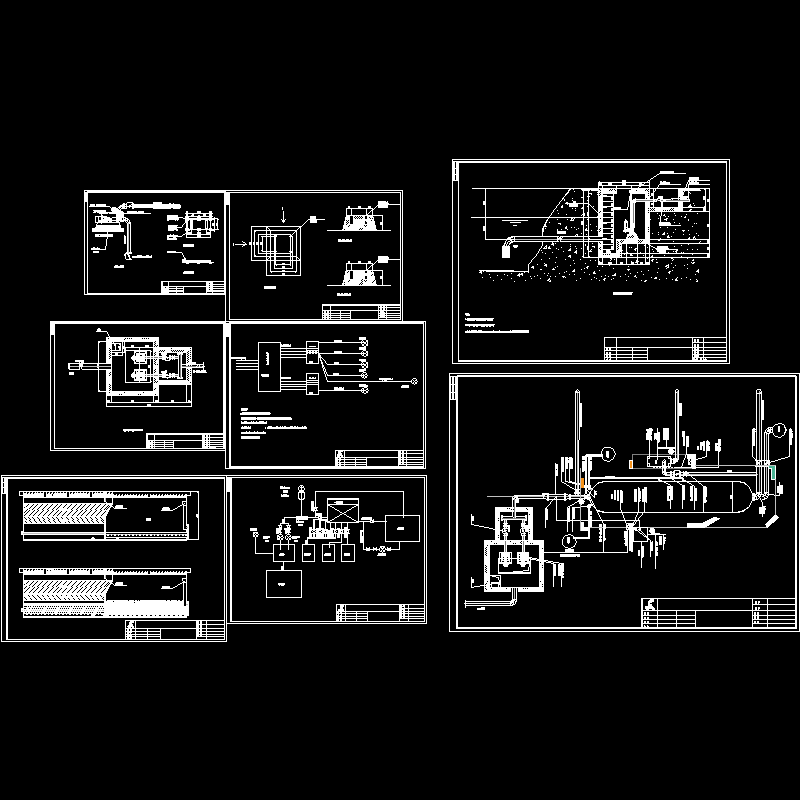 水景源水净水处理设计CAD图纸.dwg - 1