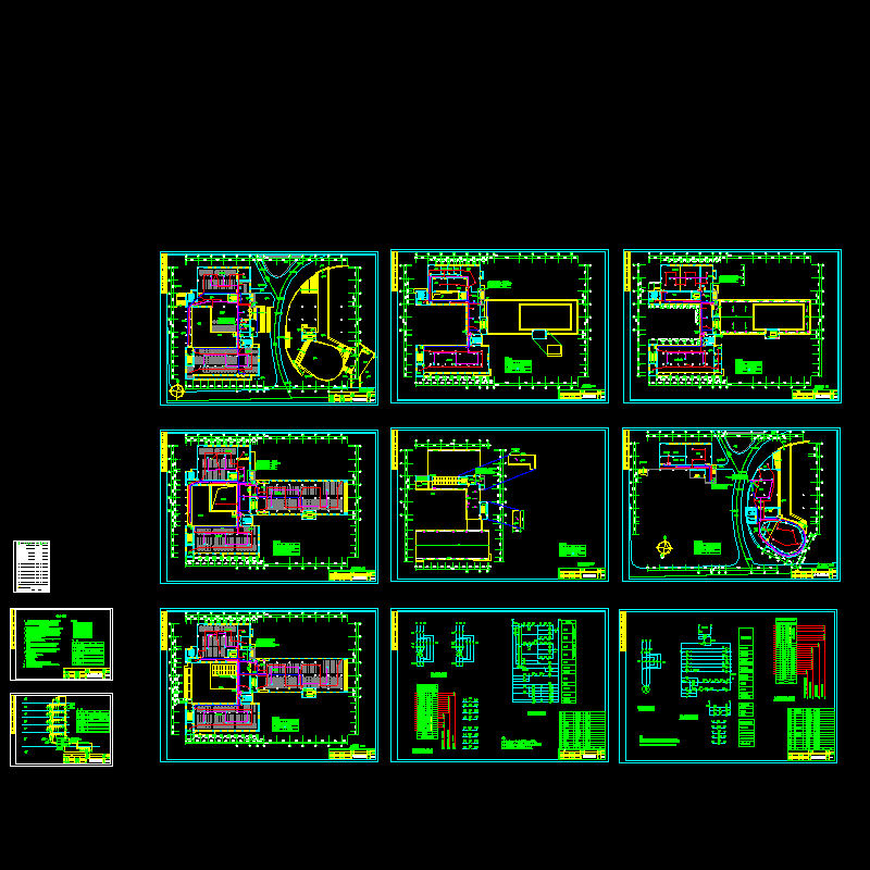 大学图纸书馆火灾报警CAD施工图纸.dwg - 1