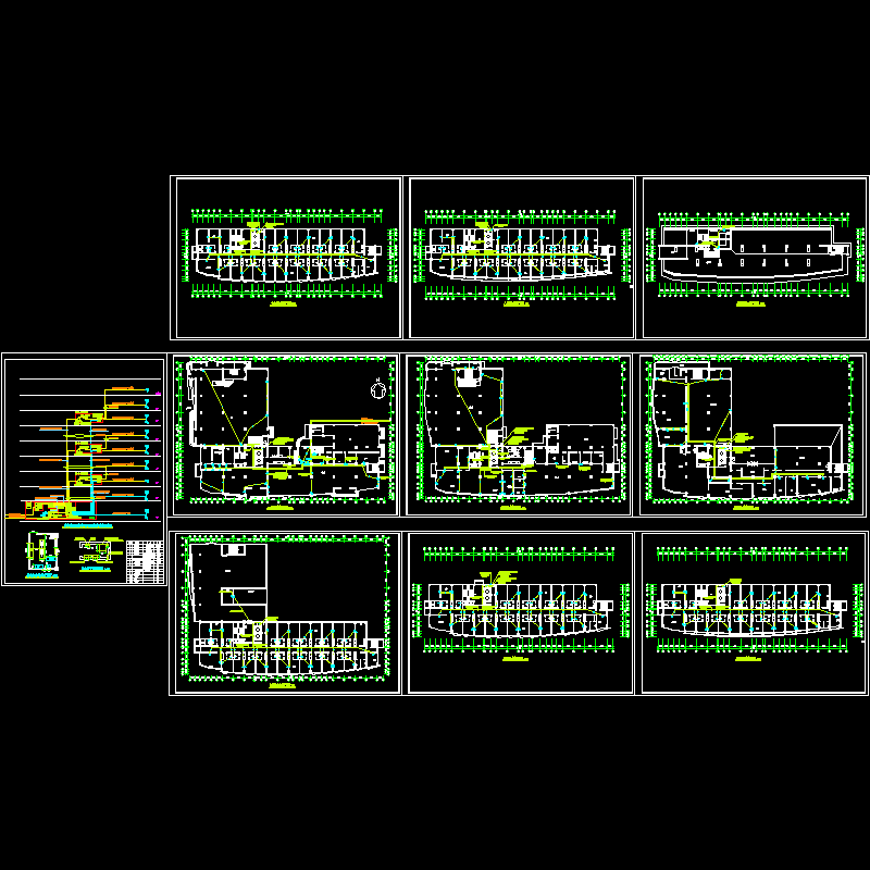 酒店综合布线设计CAD图纸.dwg - 1