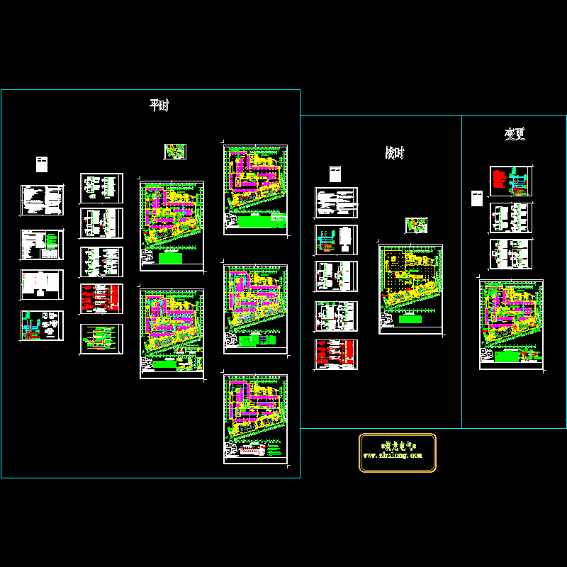 地下室机械停车库电气图纸.dwg - 1