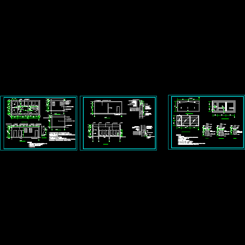 公厕建筑方案设计CAD图纸.dwg - 1