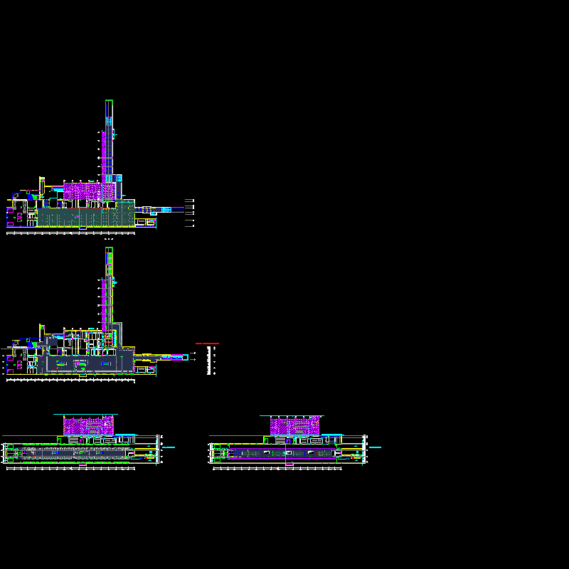 地铁车站公共区站厅层平面地材布置图纸.dwg - 1