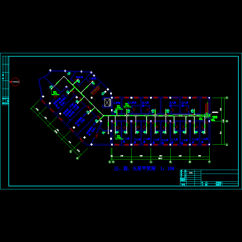 五层风系统平面图.dwg