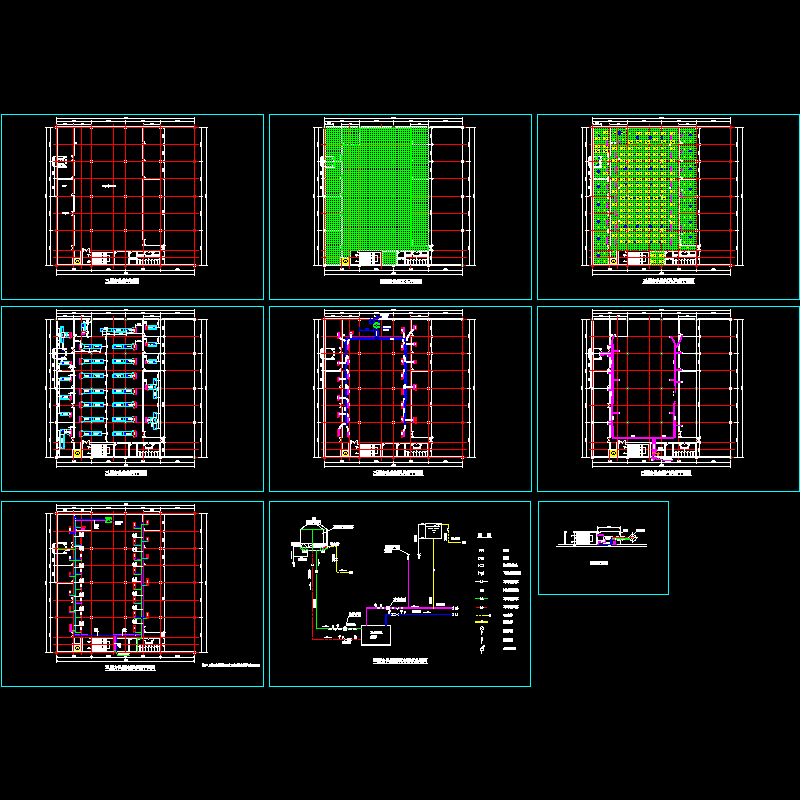 3层写字楼空调设计CAD施工图纸.dwg - 1