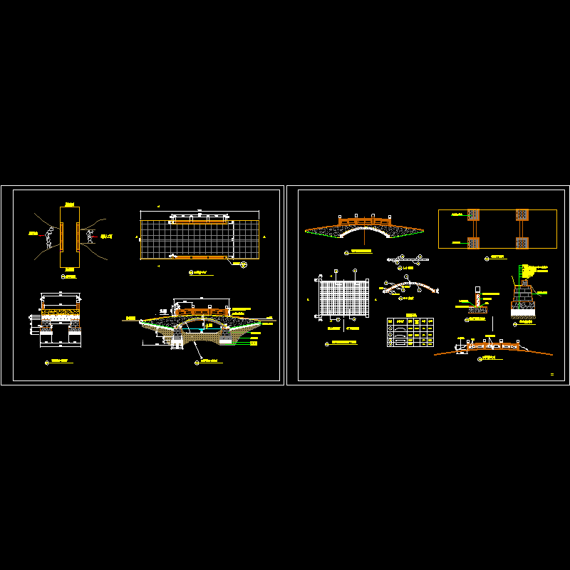 小石拱桥施工图.dwg