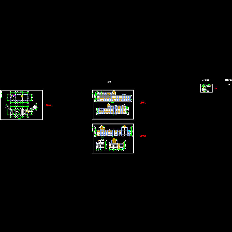 玻璃采光顶CAD施工大样图.dwg - 1