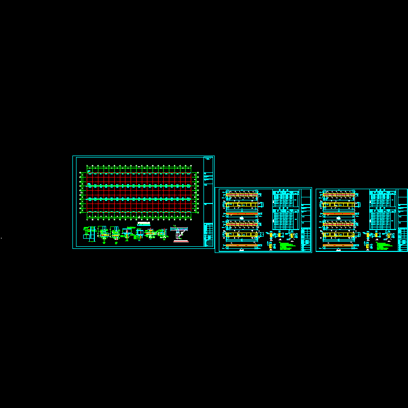 厂房吊车梁构造CAD详图纸，共3张图纸.dwg - 1