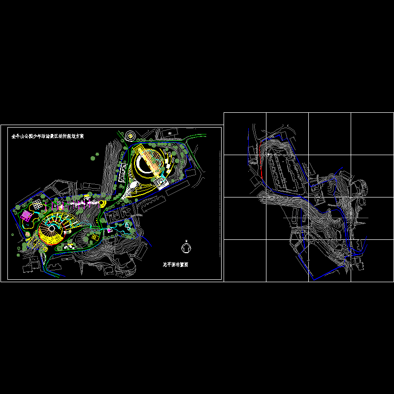 公园规划CAD图纸 - 1
