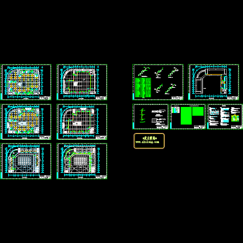 超市中央空调系统设计CAD施工大样图.dwg - 1