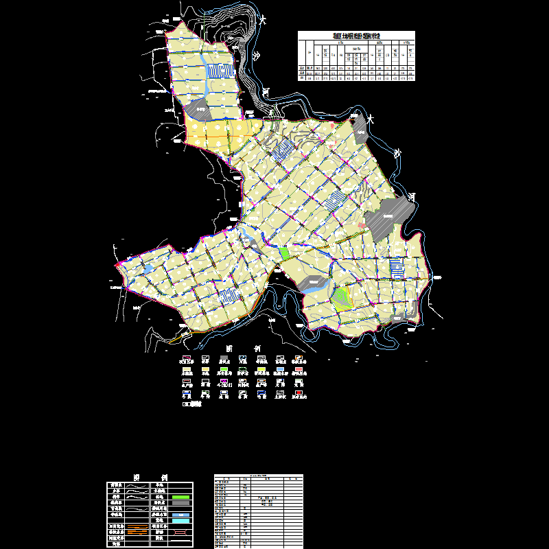 土地整理项目规划图纸总图纸.dwg - 1