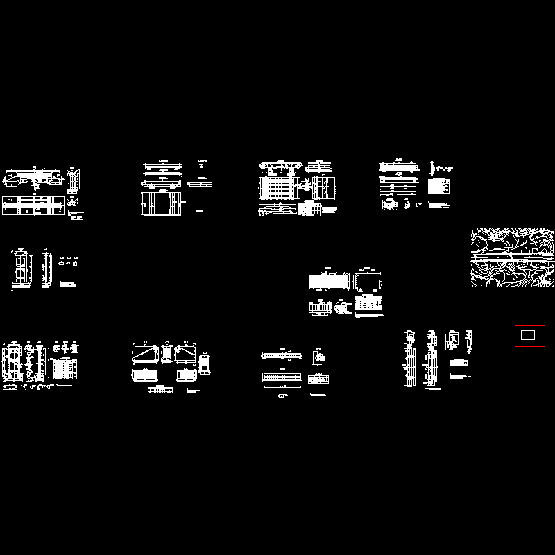 k1+515人行天桥汇总.dwg