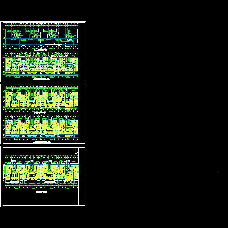 18层住宅楼采暖平面图纸.dwg - 1