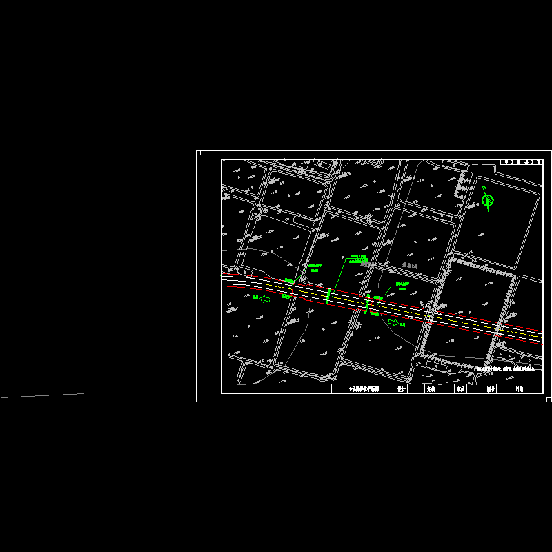 xyys-01-02 桥位平面图.dwg