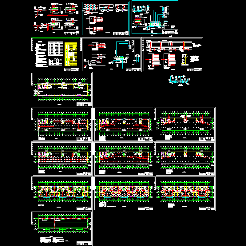 多层住宅楼电气CAD施工图纸.dwg - 1