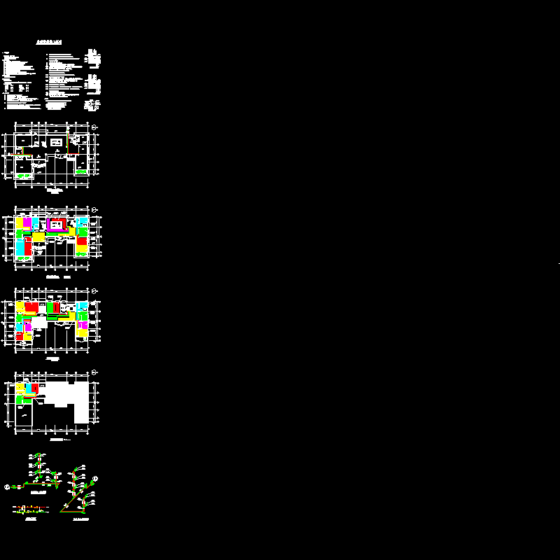 1282平米地上3层办公楼地暖图纸.dwg - 1