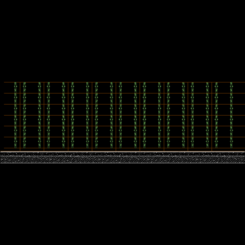 墙面干挂龙骨排布图.dwg