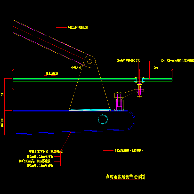 点玻雨篷端部节点详图2.dwg