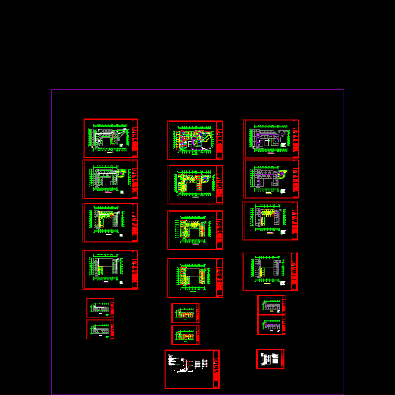 酒店消防部署设计CAD图纸.dwg - 1