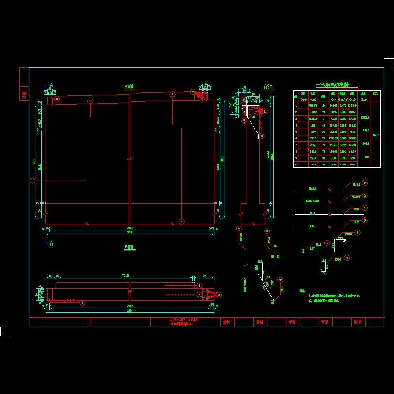 轻型桥台钢筋构造图(四).dwg