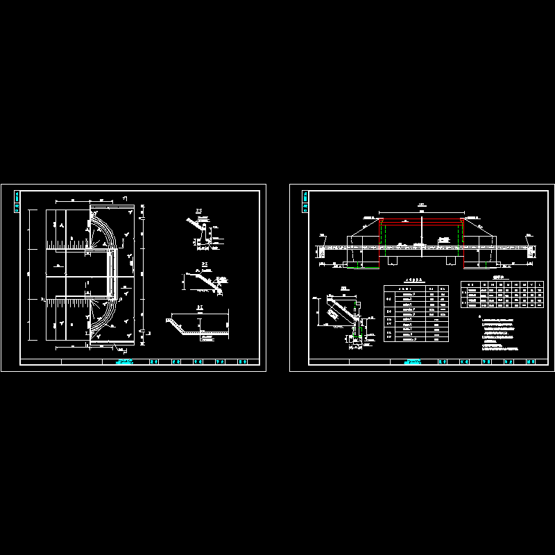 小桥锥坡、河床铺砌构造图.dwg