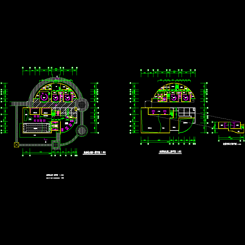 3层四班幼儿园及会所建筑方案设计初设图纸.dwg - 1